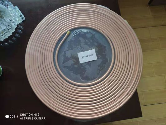 Oil Cooler Red Brass 15mm Soft Copper Pipe EN 12735 C12000 Mill Surface